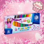 Muffinkowa Plastelina - 12 kolorów