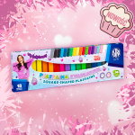 Muffinkowa Plastelina - 18 kolorów - KWADRATOWA